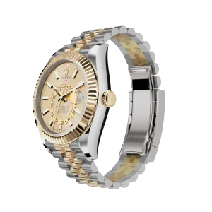 Alternative view of Rolex Sky-Dweller: 42 mm, Oystersteel and yellow gold with a champagne-colour dial and a Jubilee bracelet, m336933-0002
