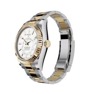 Rolex Sky-Dweller: 42 mm, Yellow gold with an intense white dial and an Oyster bracelet, m336933-0005 - Image 3