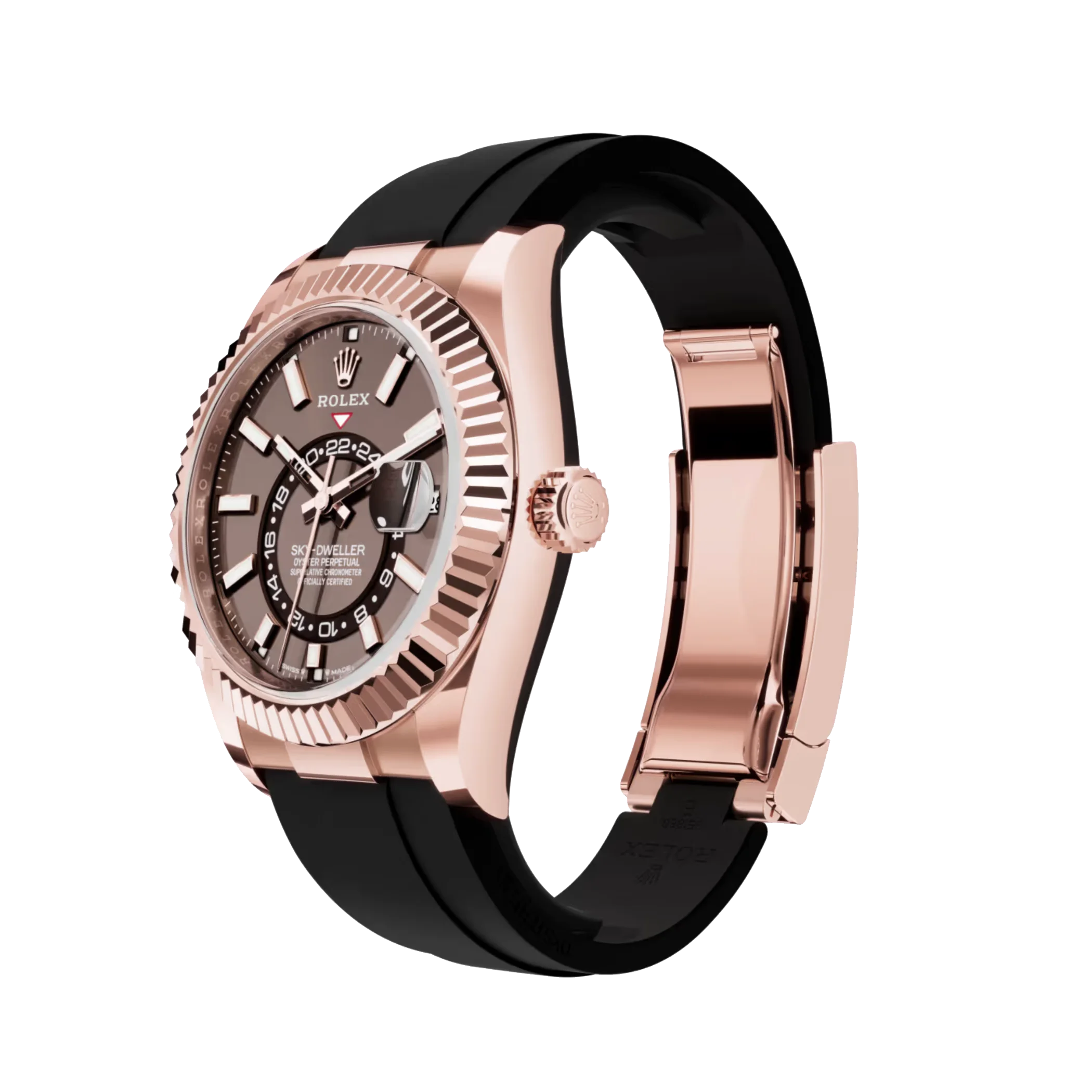 Rolex Sky-Dweller: Oyster, 42 mm, Everose gold, Chocolate dial, m336235-0002 - Image 5