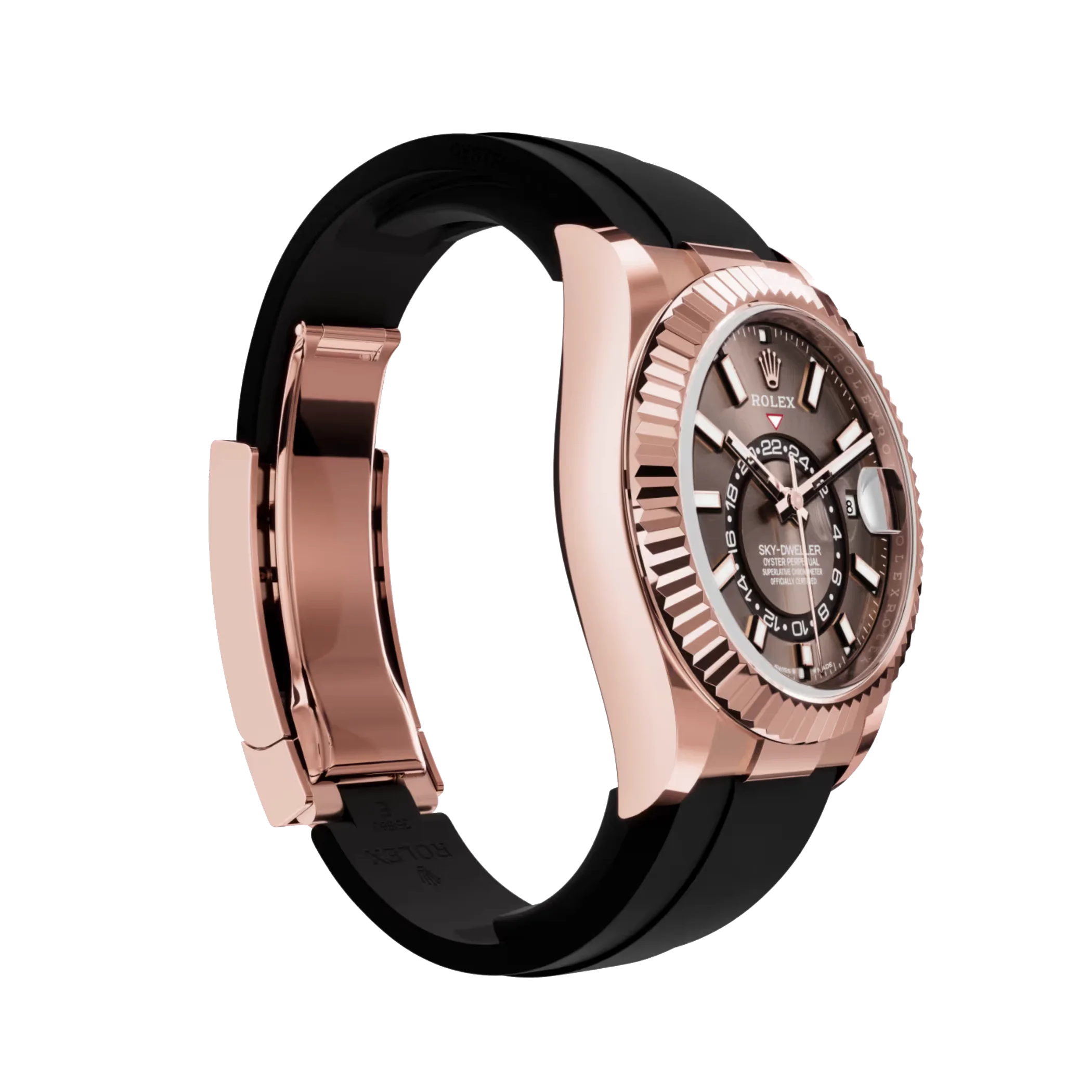 Rolex Sky-Dweller: Oyster, 42 mm, Everose gold, Chocolate dial, m336235-0002 - Image 2