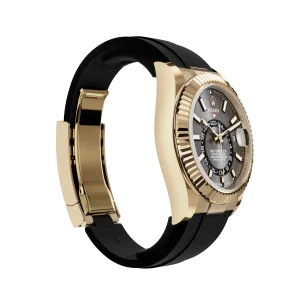 Rolex Sky-Dweller: 42 mm, Yellow gold with a bright black dial and an Oysterflex bracelet, m336238-0002 - Image 3