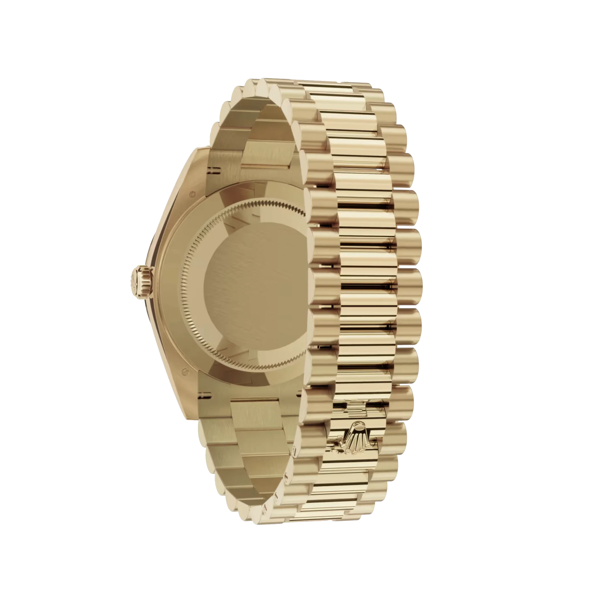 Rolex Day-Date: 40mm yellow gold with a white dial, fluted bezel and a President bracelet, m228238-0042 - Image 4