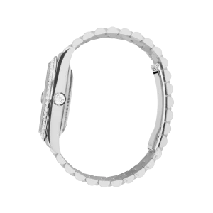 Rolex Day-Date: 40mm white gold, with a bright black, diamond-set dial, diamond-set bezel and a President bracelet, m228349rbr-0003 – Image 4
