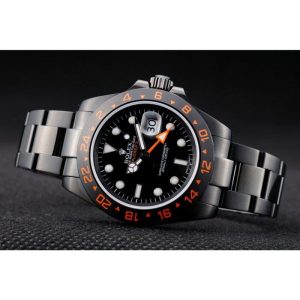 Super Clone Rolex Explorer Black Ceramic Bezel Black Dial Watch 98240 - Imagen 5