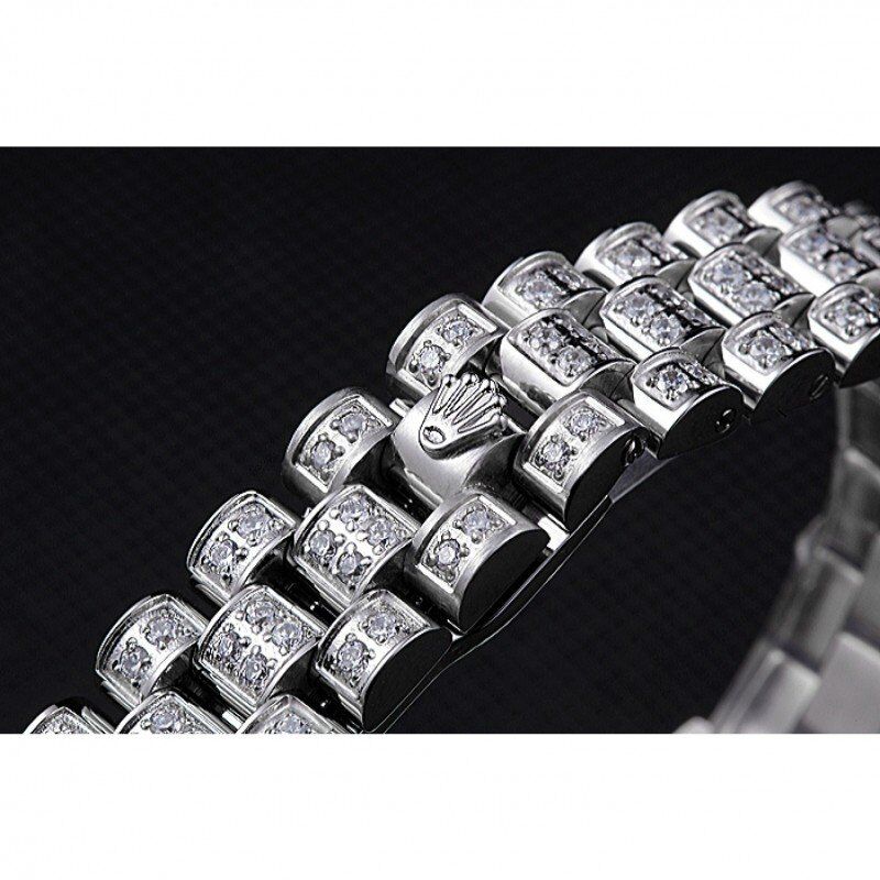 Super Clone Rolex DateJust Diamond Dial Stainless Steel 622022 - Image 7