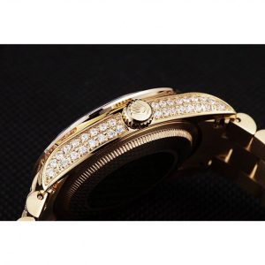 Super Clone Rolex Day-Date Diamonds Yellow Gold-SRL185 621615 - Image 9