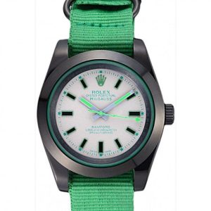 Rolex Milgauss Bamford Green Nylon Strap 622004 - Image 12