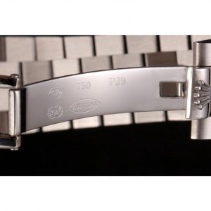 Super Clone Rolex Day-Date Stainless Steel Bracelet Black Dial 80294 - Image 9