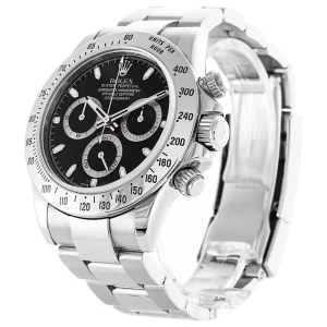 Super Clone Rolex Daytona Black 116520 - Image 2