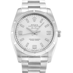 Rolex Air-King Silver Quarter Arabic 114210 - Image 4