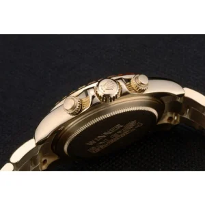 Super Clone Rolex Daytona Rose Gold Rainbow Crystal Bezel 80251 - Image 9