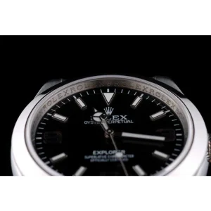 Super Clone Rolex Explorer Stainless Steel Bezel Black Dial 42002 - Image 6