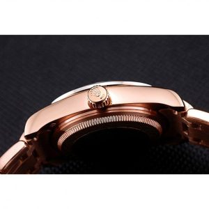 Rolex Datejust Diamond Dial And Bezel Pink Gold Case And Bracelet 622836 - Image 9