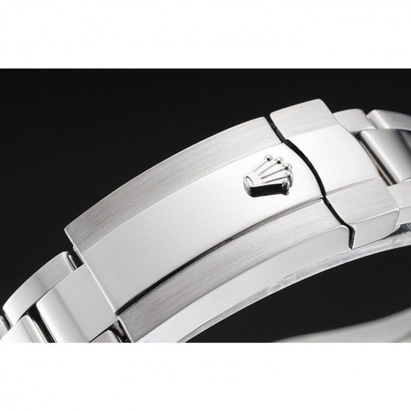 Super Clone Rolex Milgauss Black Dial Orange Markings Stainless Steel Case And Bracelet - Image 8