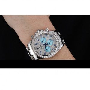 Super Clone Rolex Cosmograph Daytona Diamond Dial Stainless Steel Case And Bracelet 1454251 - Imagen 10