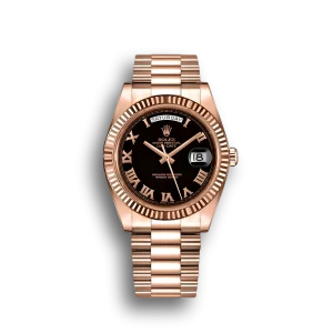 Rolex Day-Date II Black Dial 218235