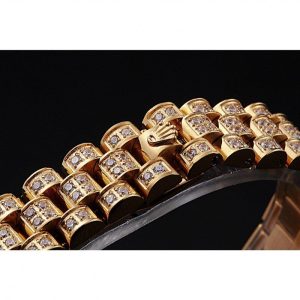 Super Clone Rolex DateJust Diamond Dial Gold 622024 - Image 7