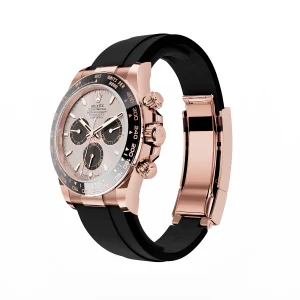 Super Clone Rolex Daytona Everose Gold Sundust Black Dial m126515ln-0006 - Imagen 3