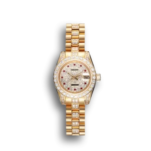 Super Clone Rolex DateJust Diamond Dial Gold 622023