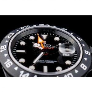 Super Clone Rolex Explorer Black Ceramic Bezel Black Dial Watch 98239 - Imagen 11