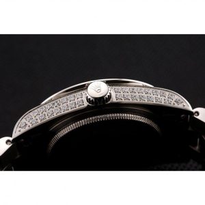 Super Clone Rolex Day-Date Diamond Pave Dial Diamond Case Diamond Bracelet 1453950 - Image 8