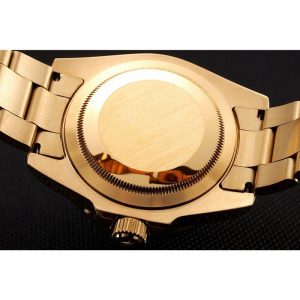 Super Clone Rolex GMT Master II Green Dial And Bezel Gold Case And Bracelet 1453750 - Image 7