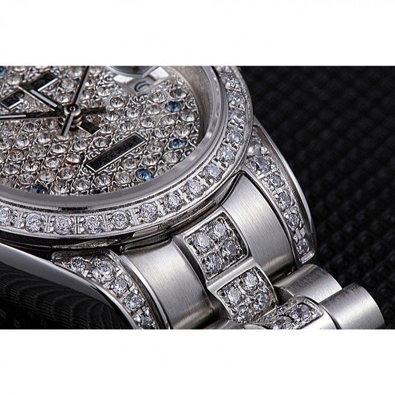 Super Clone Rolex DateJust Diamond Dial Stainless Steel 622021 - Image 9
