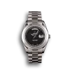 Super Clone Rolex Day-Date Stainless Steel Bracelet Black Dial 80294