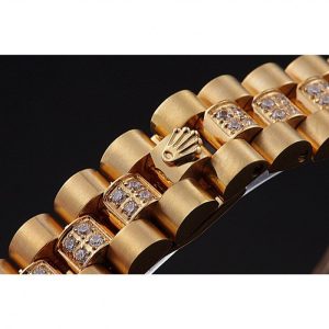 Super Clone Rolex DateJust Diamond Dial Gold 622023 - Image 6