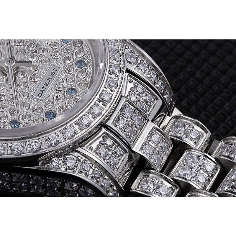 Super Clone Rolex DateJust Diamond Dial Stainless Steel 622022 - Image 9