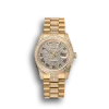 Super Clone Rolex Day-Date Diamond Pave Dial Gold Diamond Bracelet 1453956
