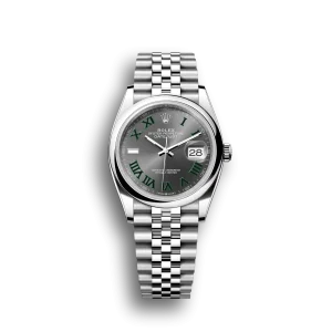 Rolex Datejust: 36 mm, slate dial, Jubilee bracelet, m126200-0017
