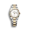 Rolex Datejust: 36 mm, Oystersteel and yellow gold, white dial, Oyster bracelet, m126233-0030