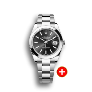 Rolex Datejust: 41 mm, Oystersteel, bright black dial, Oyster bracelet, m126300-0011 - Imagen 6