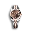 Rolex Datejust: 41 mm, Oystersteel and Everose gold, chocolate dial, Jubilee bracelet, m126301-0002