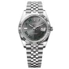 Rolex Datejust Rhodium Dial 126334 “Wimbledon” Flutted/Jubilee 41 mm