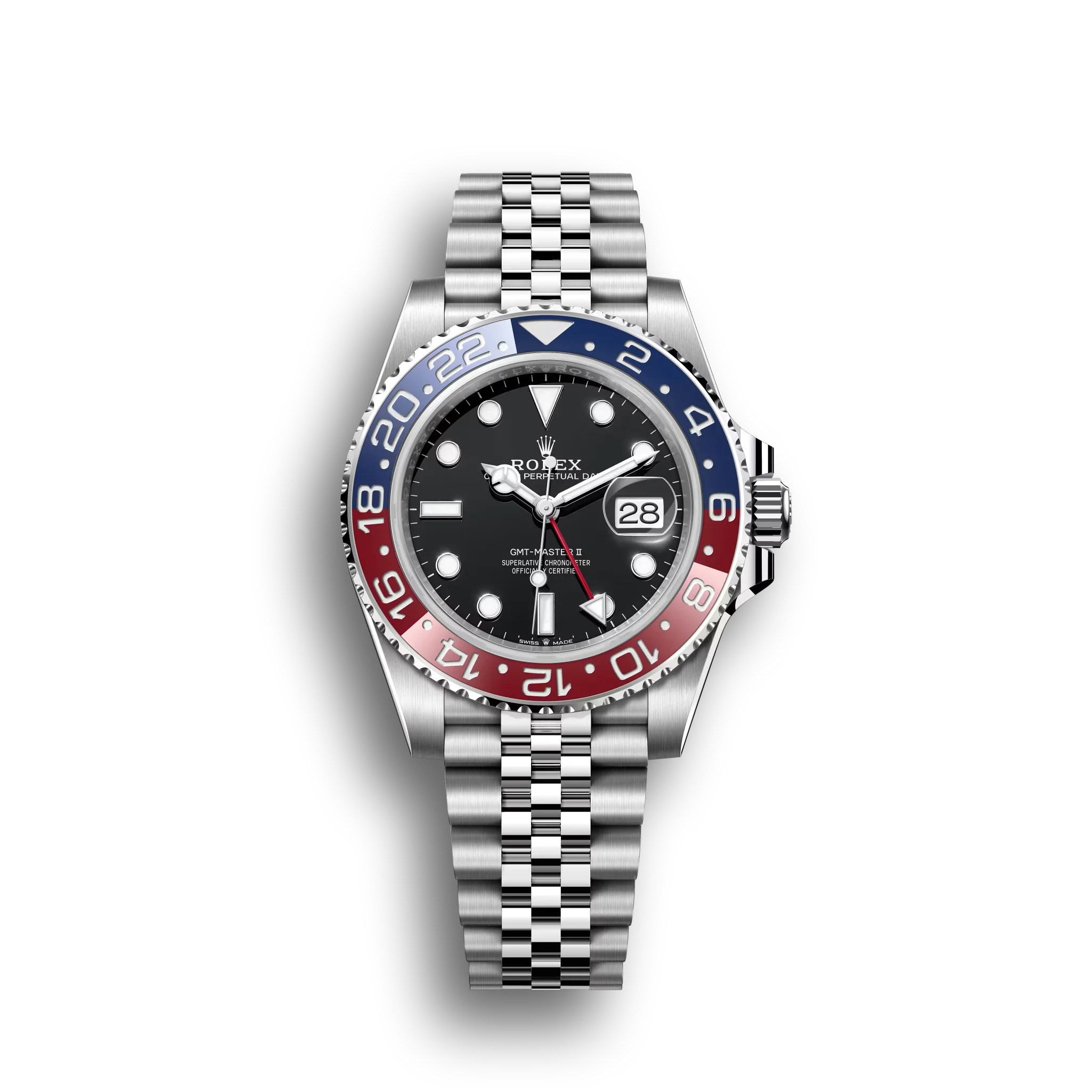 Rolex GMT-Master II 126710BLRO (Pepsi) on Jubilee