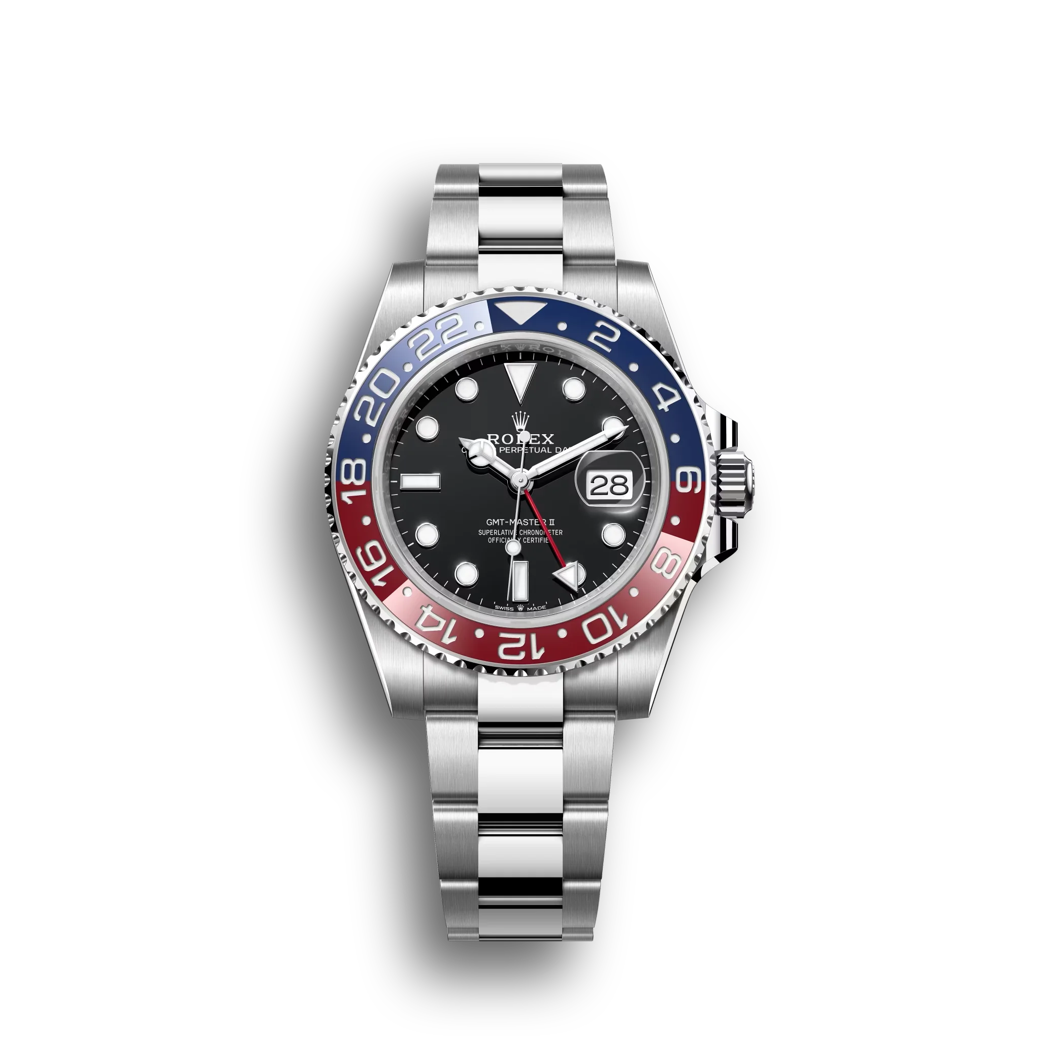 Rolex GMT-Master II 126710BLRO (Pepsi) on Oyster