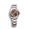 Rolex Datejust: 31 mm, Oystersteel and Everose gold, chocolate, diamond-set dial, Oyster bracelet, m278341rbr-0003
