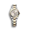 Rolex Datejust: 31 mm, Oystersteel and yellow gold, silver, diamond-set, m278343rbr-0003