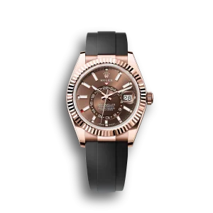 Rolex Sky-Dweller: Oyster, 42 mm, Everose gold, Chocolate dial, m336235-0002