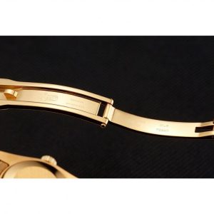 Super Clone Rolex Lady-Datejust Champagne Dial Diamond Bezel Gold Jubilee Bracelet 1454096 - Image 7
