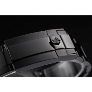 Super Clone Rolex GMT Master II Pro-Hunter Black Steel Strap Black Dial - Image 6