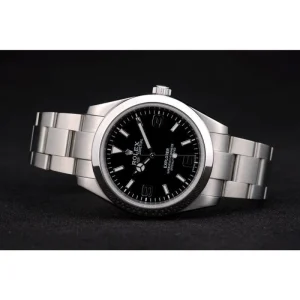Super Clone Rolex Explorer Stainless Steel Bezel Black Dial 42002 - Image 5