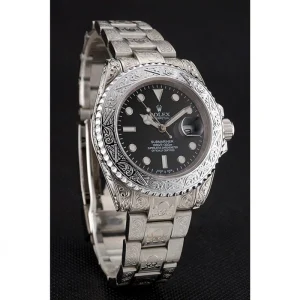 Super Clone Rolex Submariner Skull Limited Edition Black Dial White Case And Bracelet 1454093 - Imagen 3