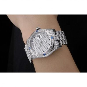 Super Clone Rolex Day-Date Diamonds-SRL183 621613 - Imagen 11