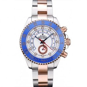 Rolex Yacht-Master Blue Ceramic Bezel White Dial Watch - Image 9