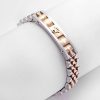 ROLEX BRACELET I – ROSE GOLD/SILVER