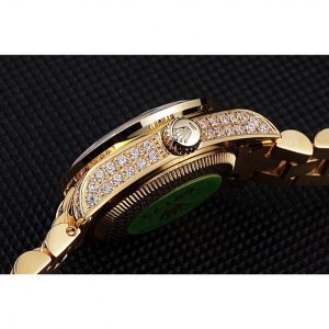 Super Clone Rolex DateJust Diamond Dial Gold 622024 - Image 8