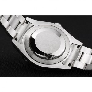 Super Clone Rolex Milgauss Black Dial Orange Markings Stainless Steel Case And Bracelet - Image 7
